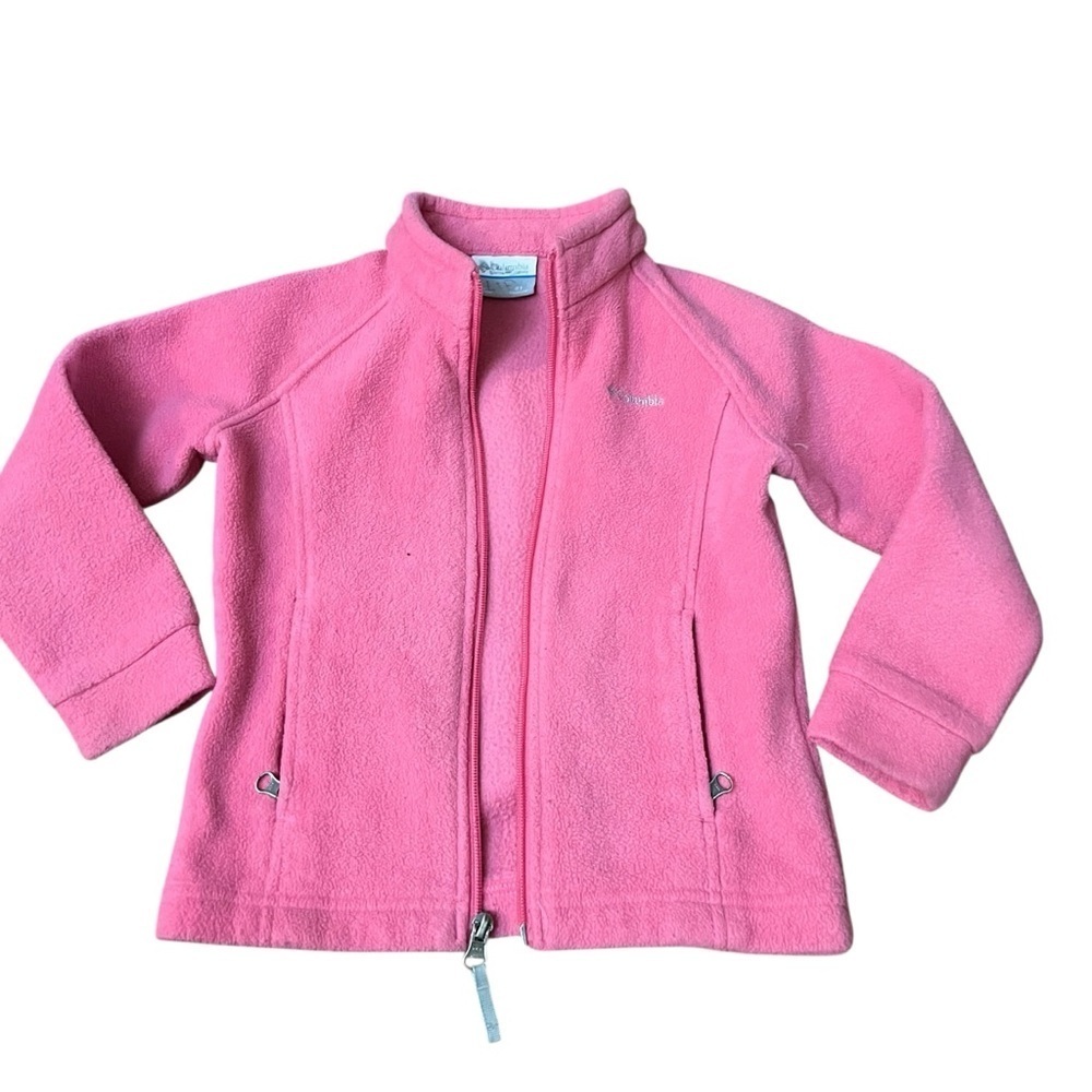 Columbia|Toddler Benton Spring Fleece Jacket in Vivid Pink - Size 4T